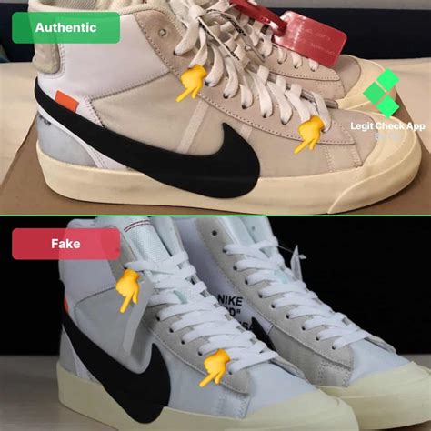 nike off white blazer fake vs real|black off white blazer reaper.